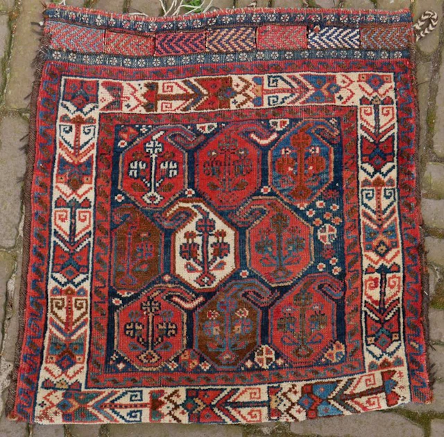 camelbag rug cushion - Textiles - Early 20th century