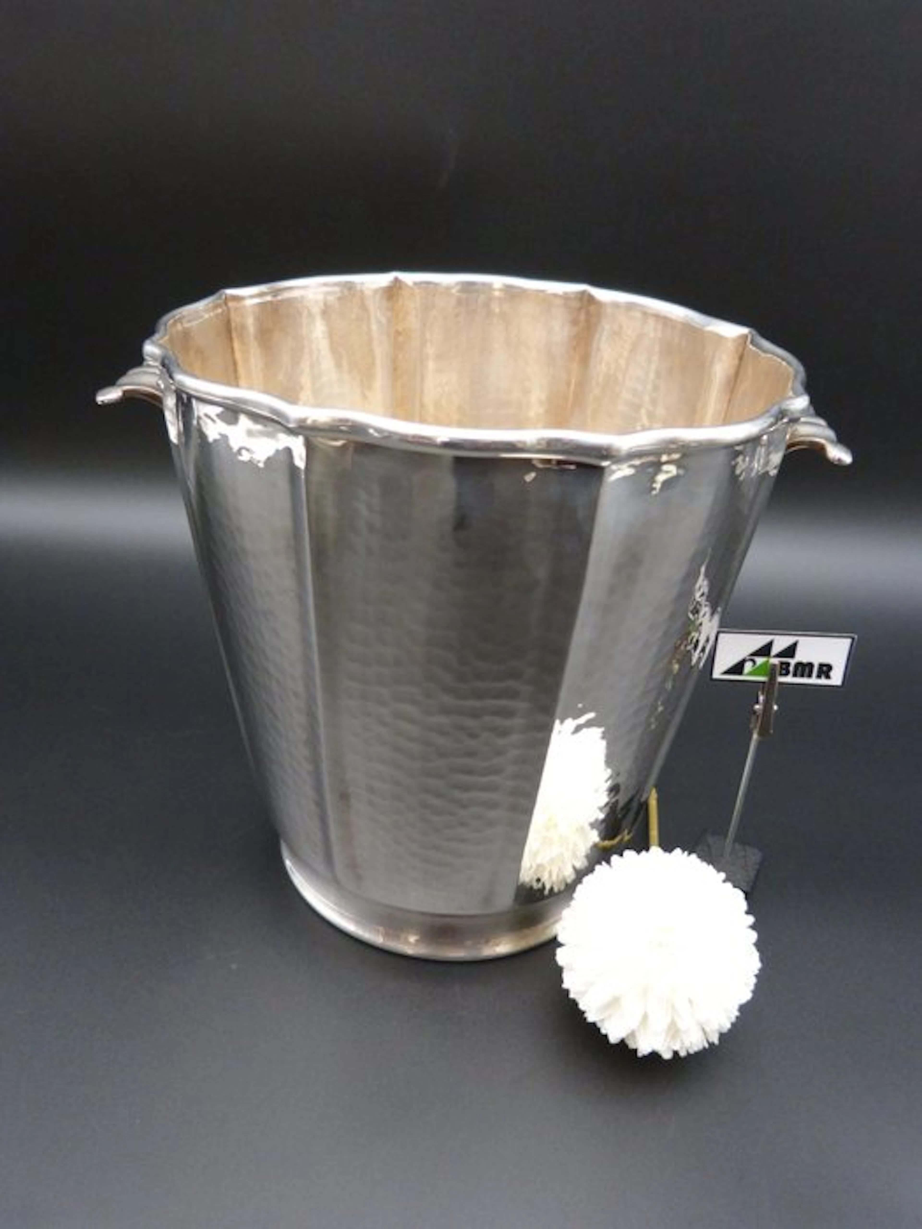 Ice bucket - .800 silver - handicraft