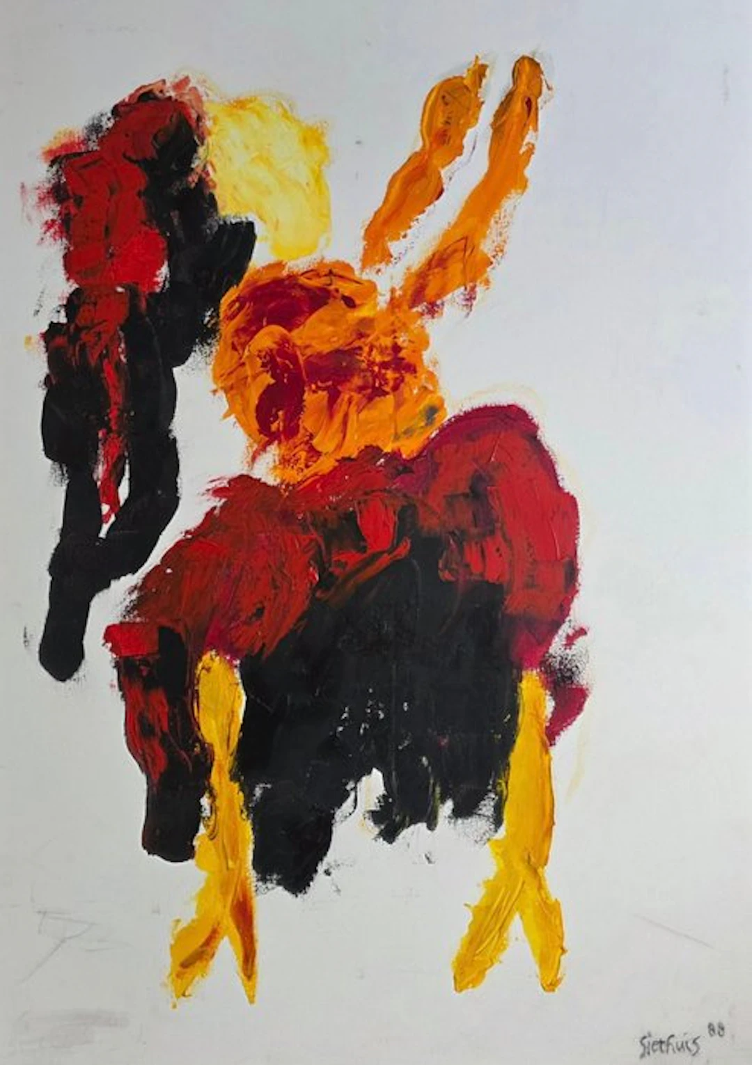 Jan Sierhuis (1928-2023) - Solares - Flamenco danseres
