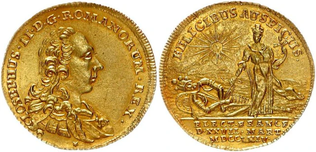 Germany, Frankfurt. Joseph II. Doppeldukat 1764