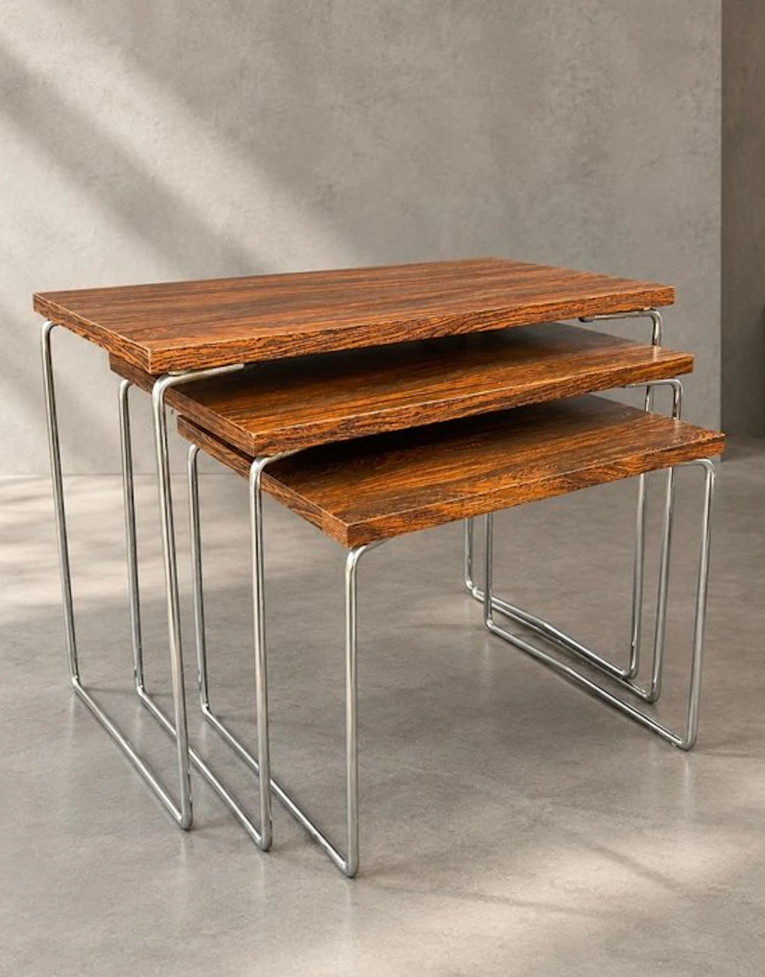 Brabantia, Van Elderen - Nesting tables (3) - Wood, Metal