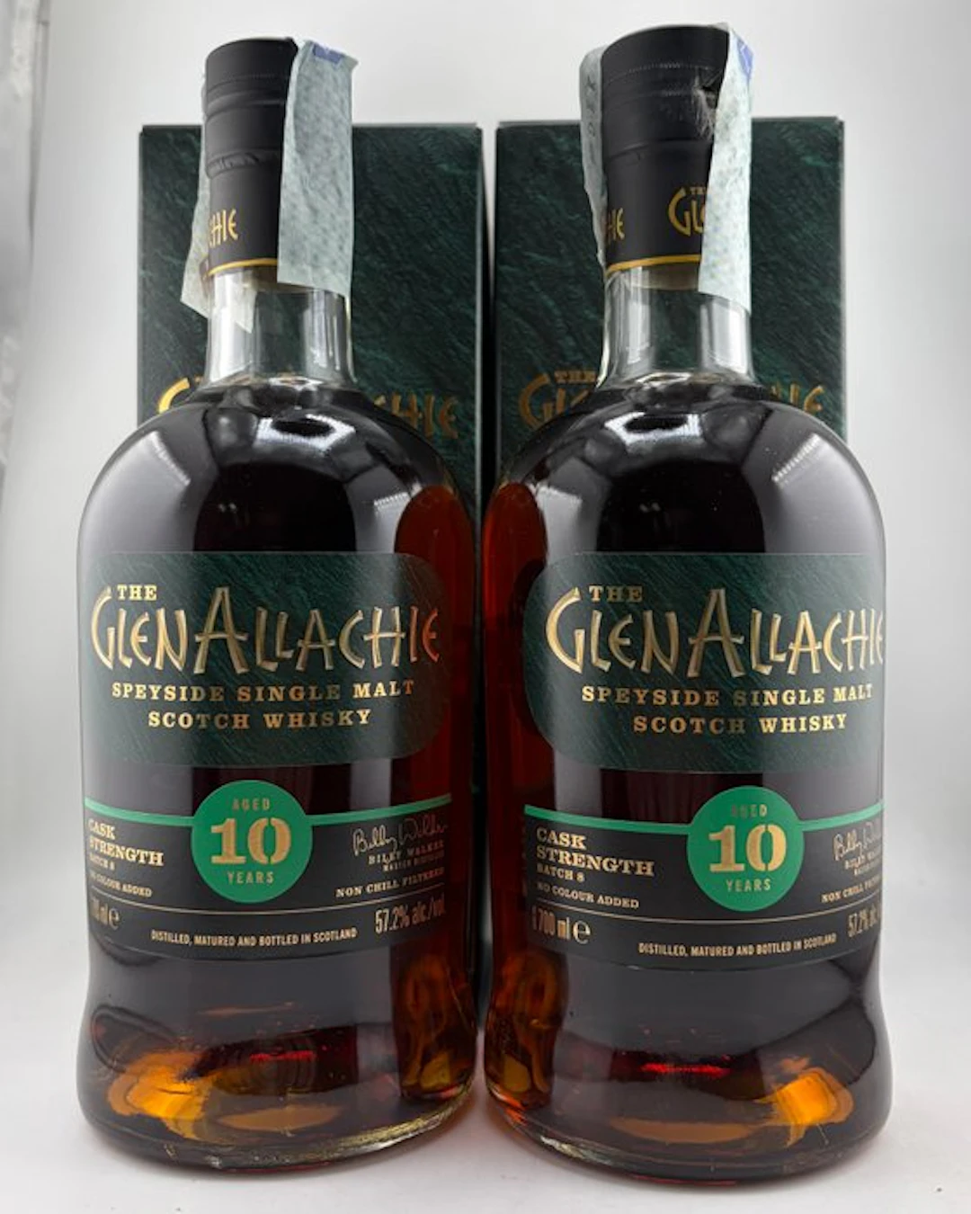 Glenallachie 10 years old Cask Strength - Batch 8 - b. 2022 - 70cl - 2 bottles