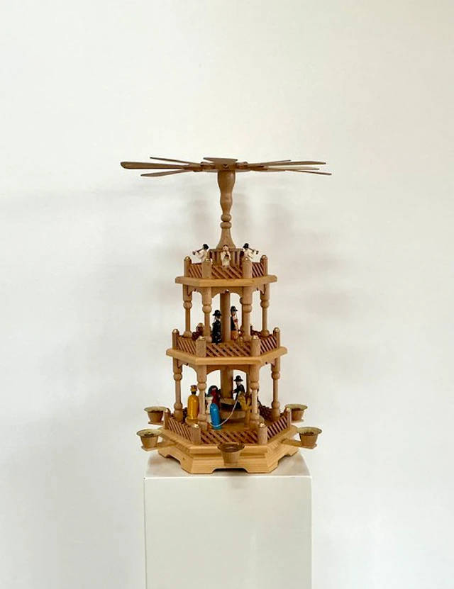 Nativity scene Friedensbrücke - Three-tier Christmas...