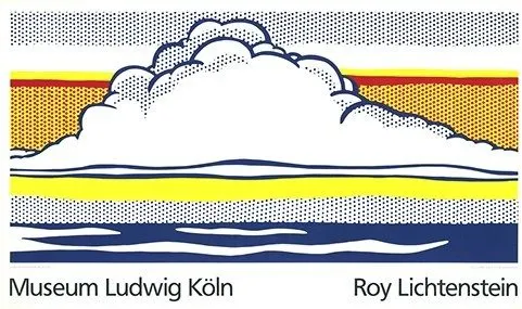 Roy Lichtenstein (after) - Cloud and Sea