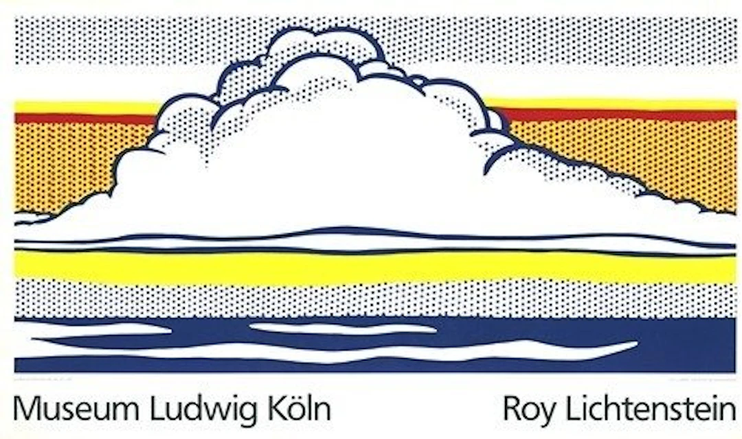 Roy Lichtenstein (after) - Cloud and Sea