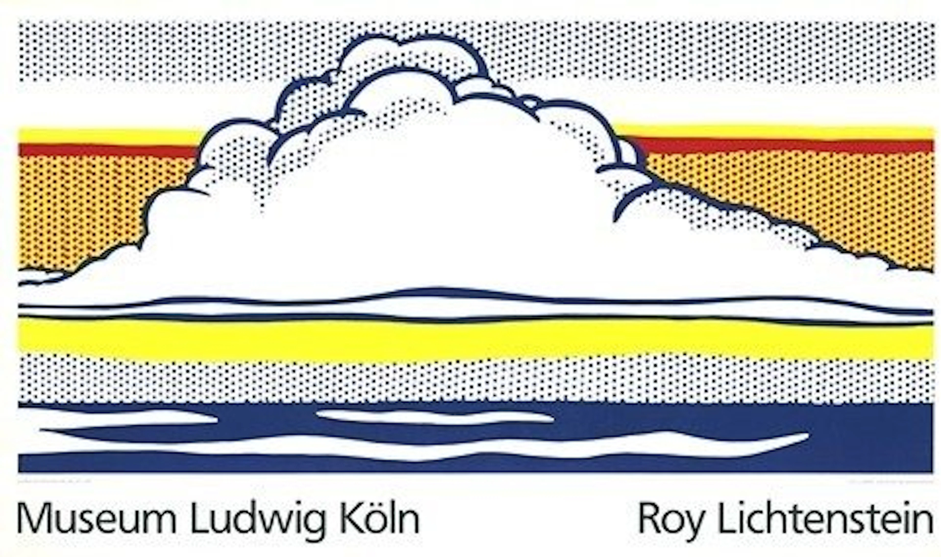 Roy Lichtenstein (after) - Cloud and Sea