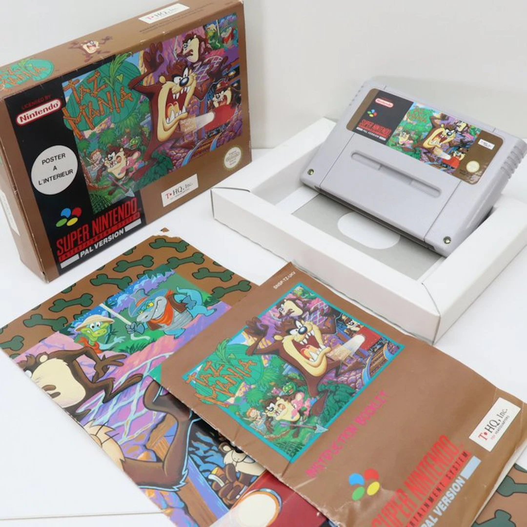 Nintendo - Snes - Taz Mania - CIB - Video game console + games - In