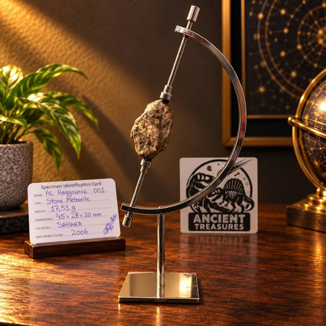 Al Haggounia meteorite in luxury standard - Height: 45 mm...