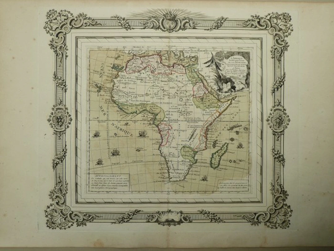 Africa - Madagascar; Louis Charles Desnos - L'Afrique...