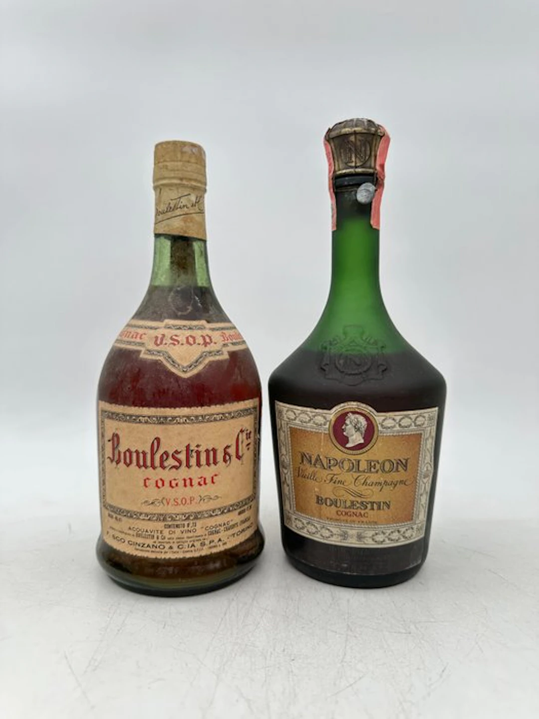 Boulestin - VSOP + Napol;eon Vieille - b. 1960s, 1970s - 73cl - 2 bottles