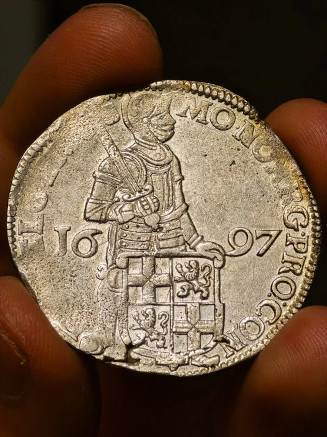 Netherlands, Utrecht Zilveren Dukaat 1697 - Delmonte 981 (R4)