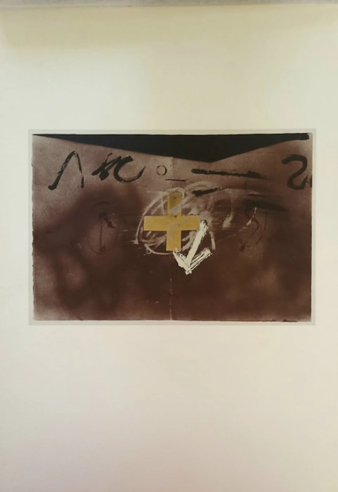Antoni Tapies (1923-2012) - Collage de creux /Flexta