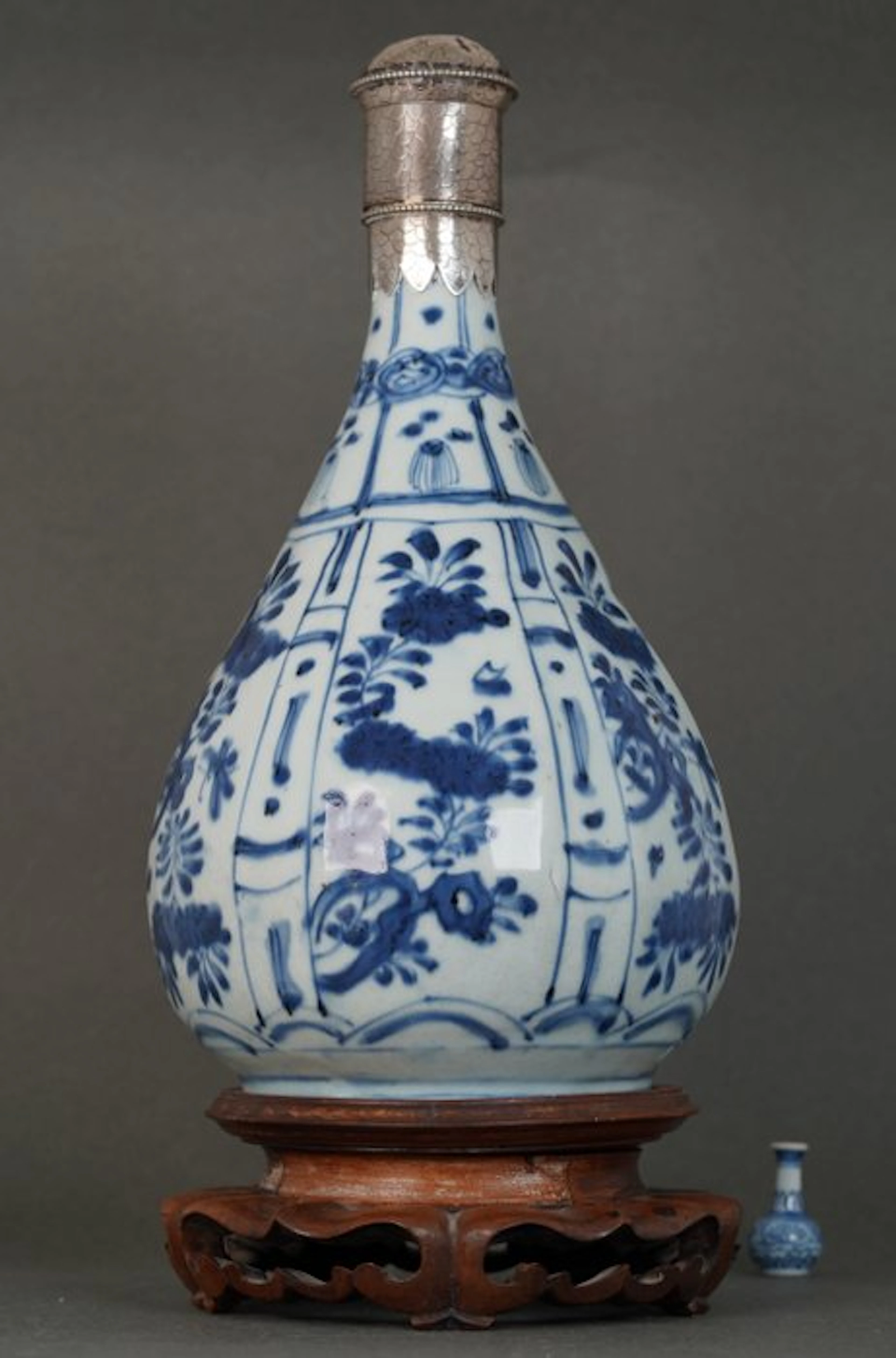 Bottle vase - Porcelain - China - Wanli (1572-1619) - Insects