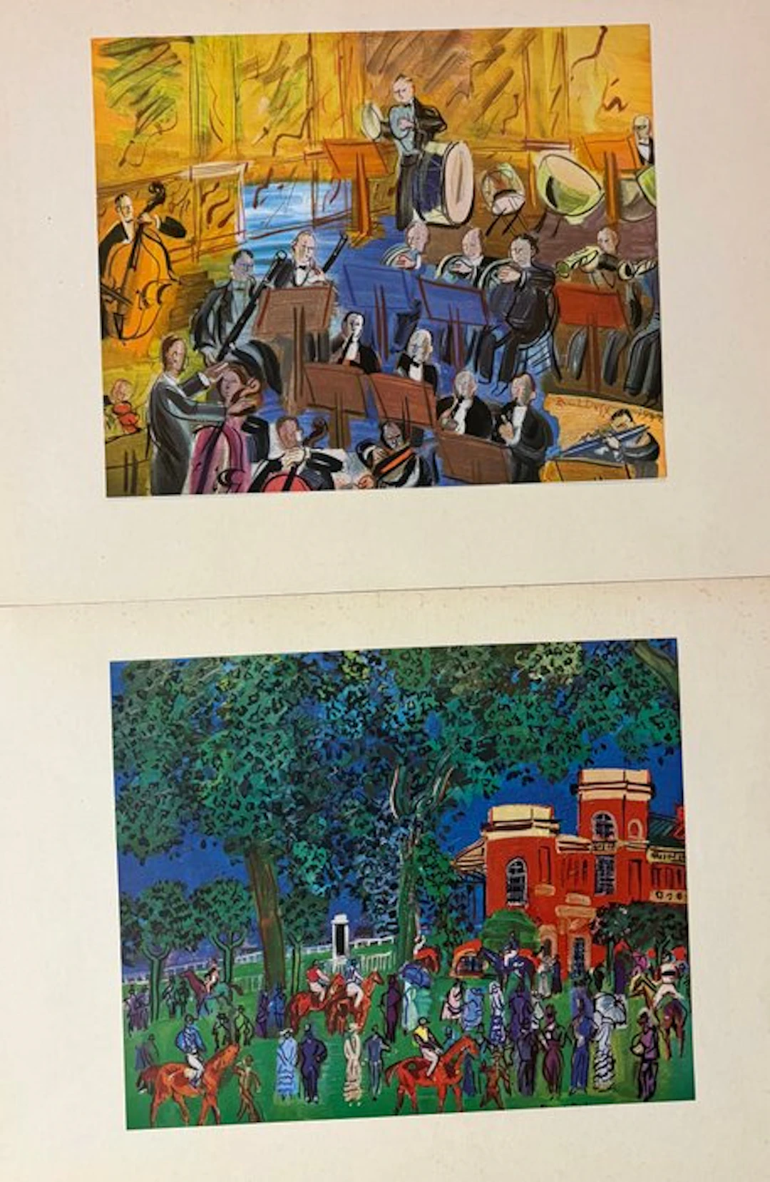 Raoul Dufy (1877-1953) - L'Orchestre; Le Paddock