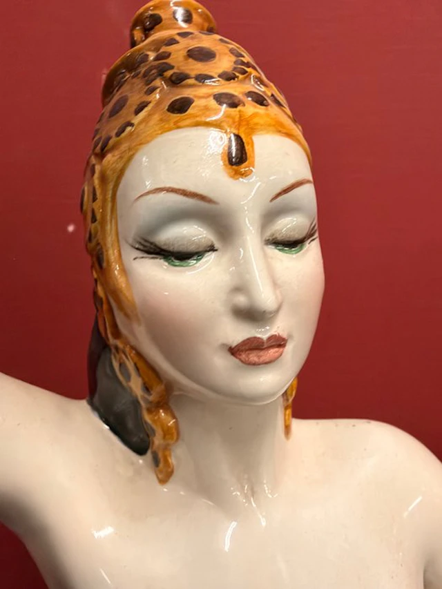 Ronzan Torino - Statuette, Odalisca - 41 cm - Ceramic