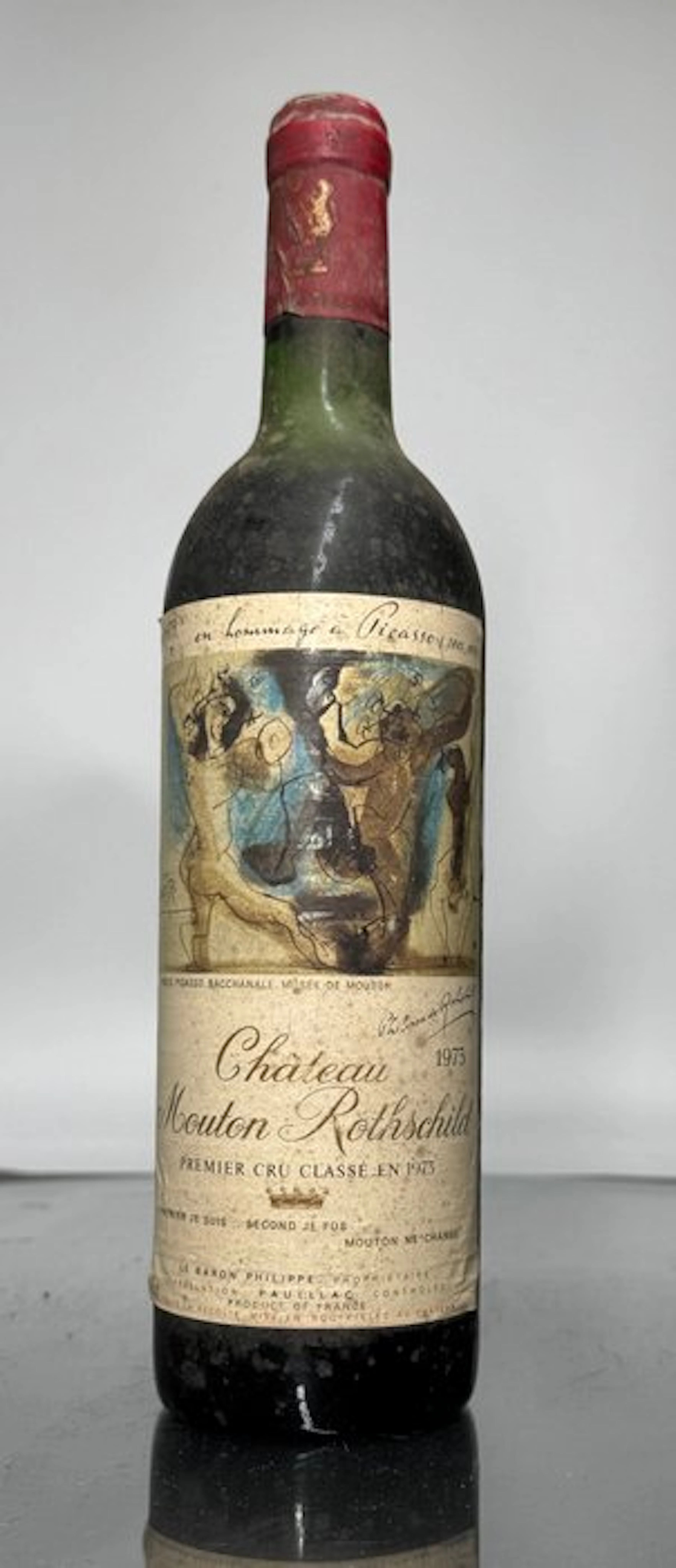 1973 Chateau Mouton Rothschild - Bordeaux 1er Grand Cru...