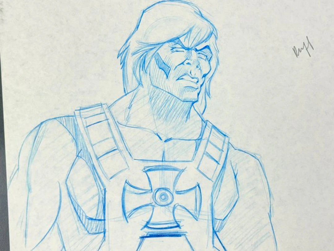 Filmation - Original animation drawing of He-Man - He-Man...