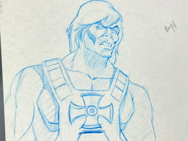 Filmation - Original animation drawing of He-Man - He-Man...