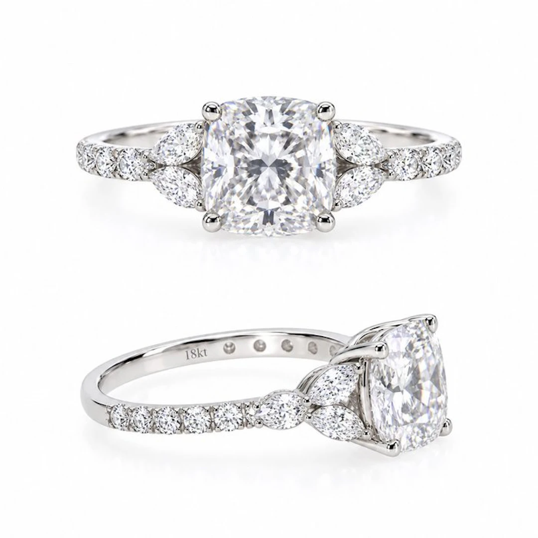 No reserve price - Ring - 18 kt