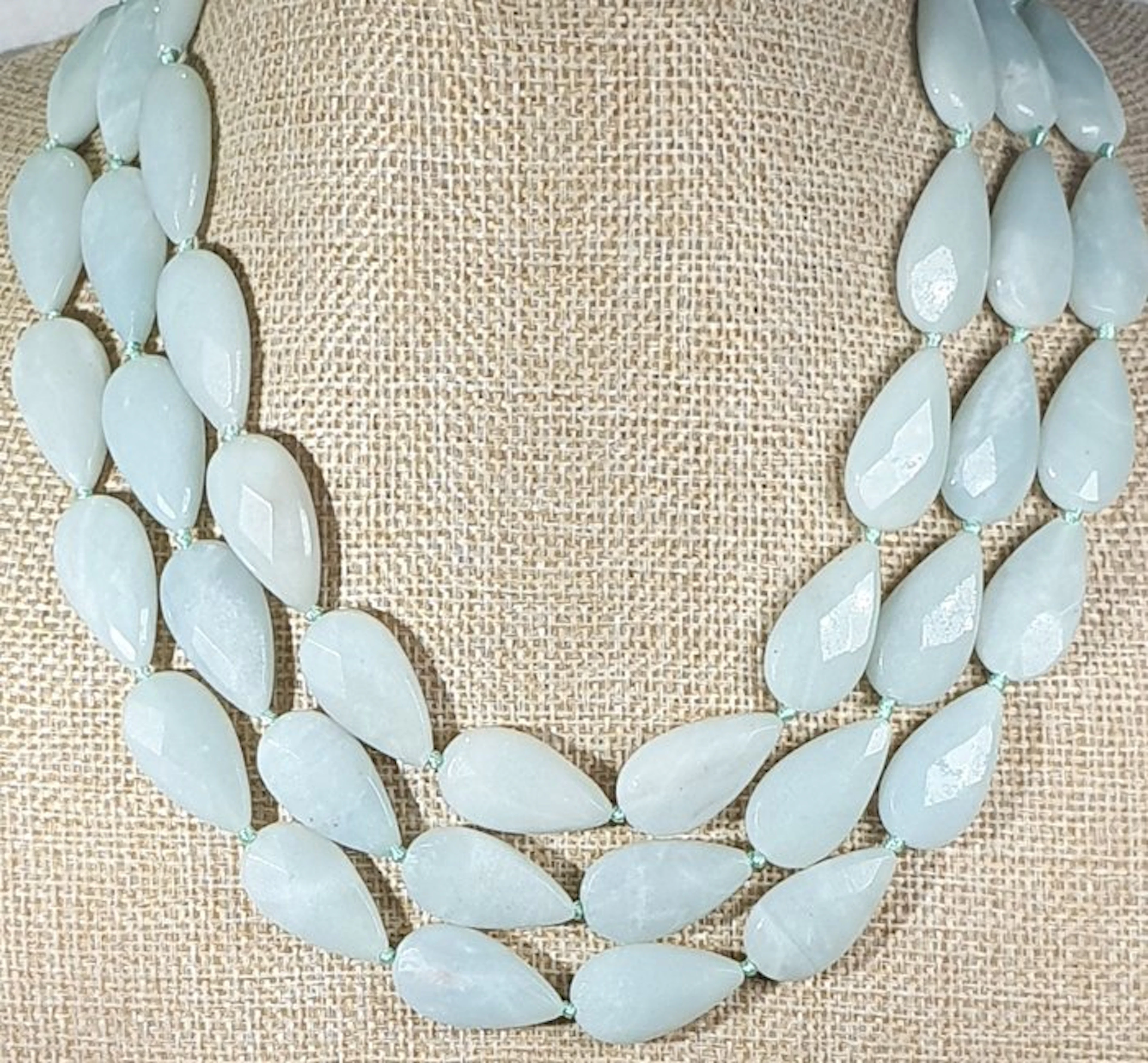 Natural Faceted Amazonite - VERY RARE - Stone of Courage...