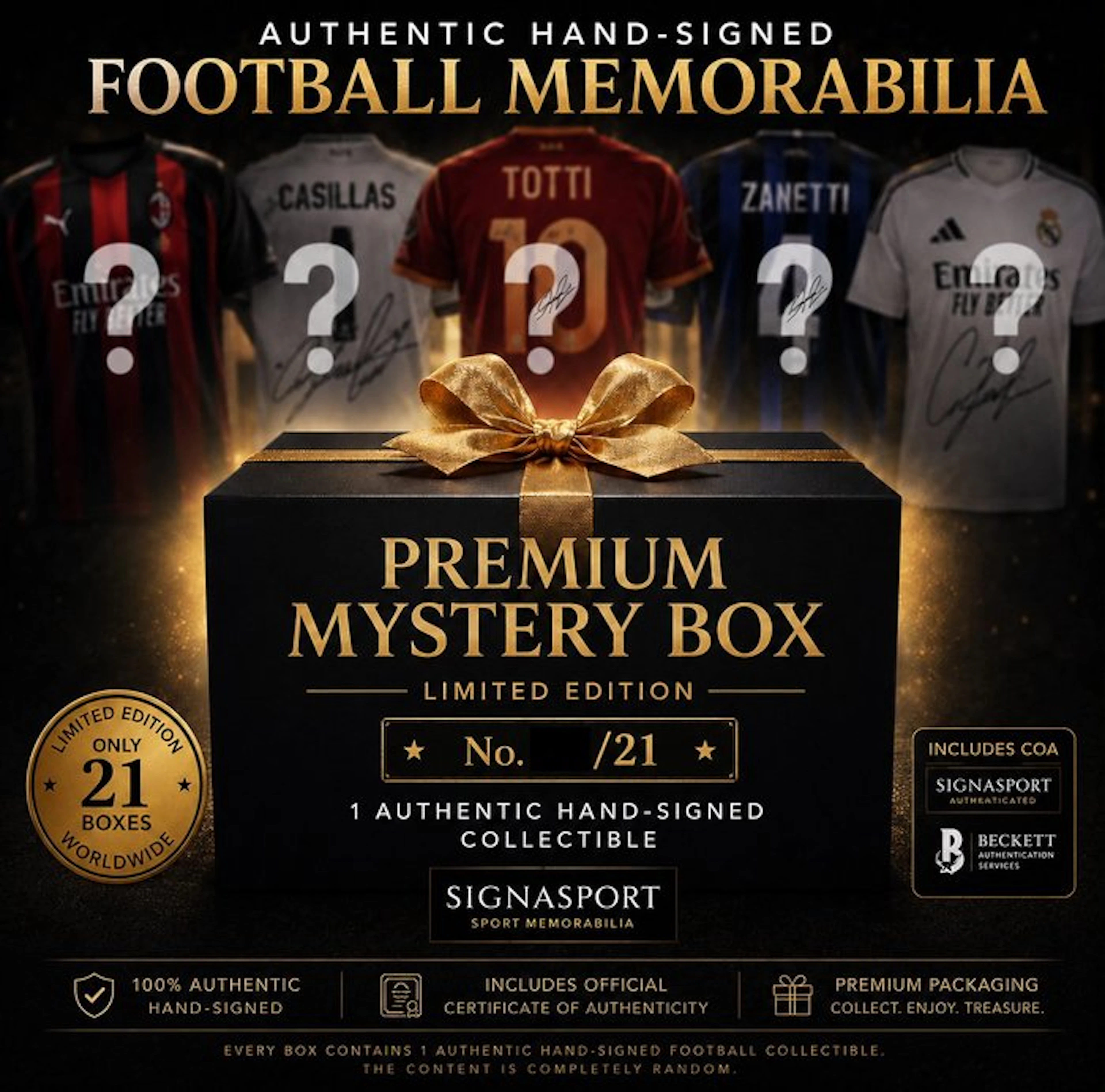 European Football League - Premium football Mystery Box #17/21 - Football