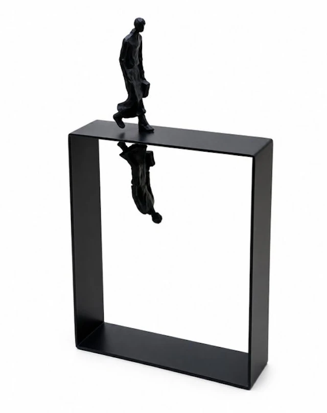 Sculpture, ***Reflection*** - 29 cm - Metal