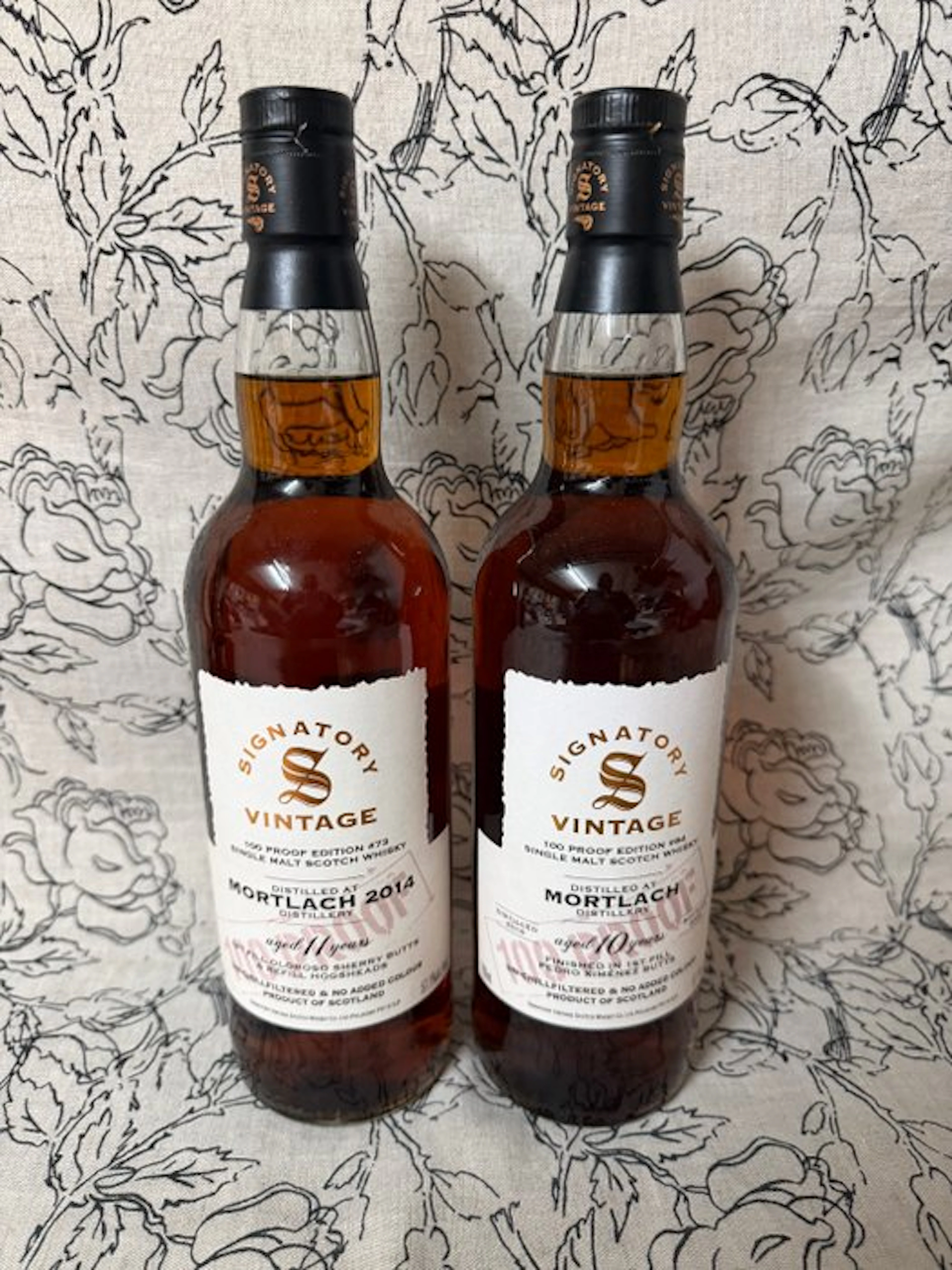 Mortlach 2014 11yo + Mortlach 2016 10yo - 100 Proof...