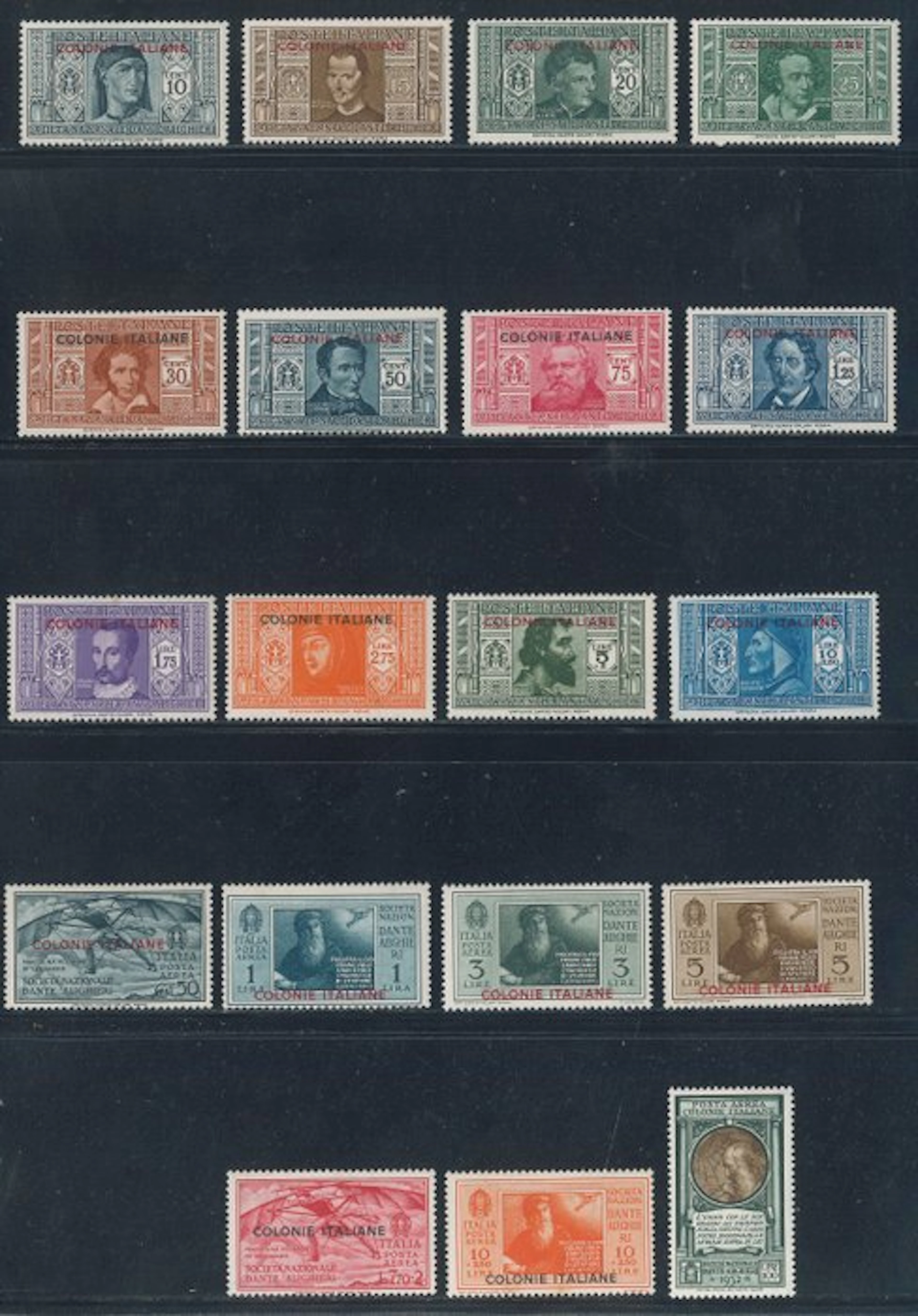 Italy - Colonies (general issues) - Dante