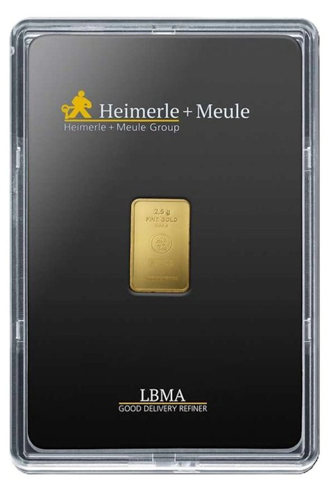 2,5 Gramm - Gold .999 - Heimerle + Meule - Sealed