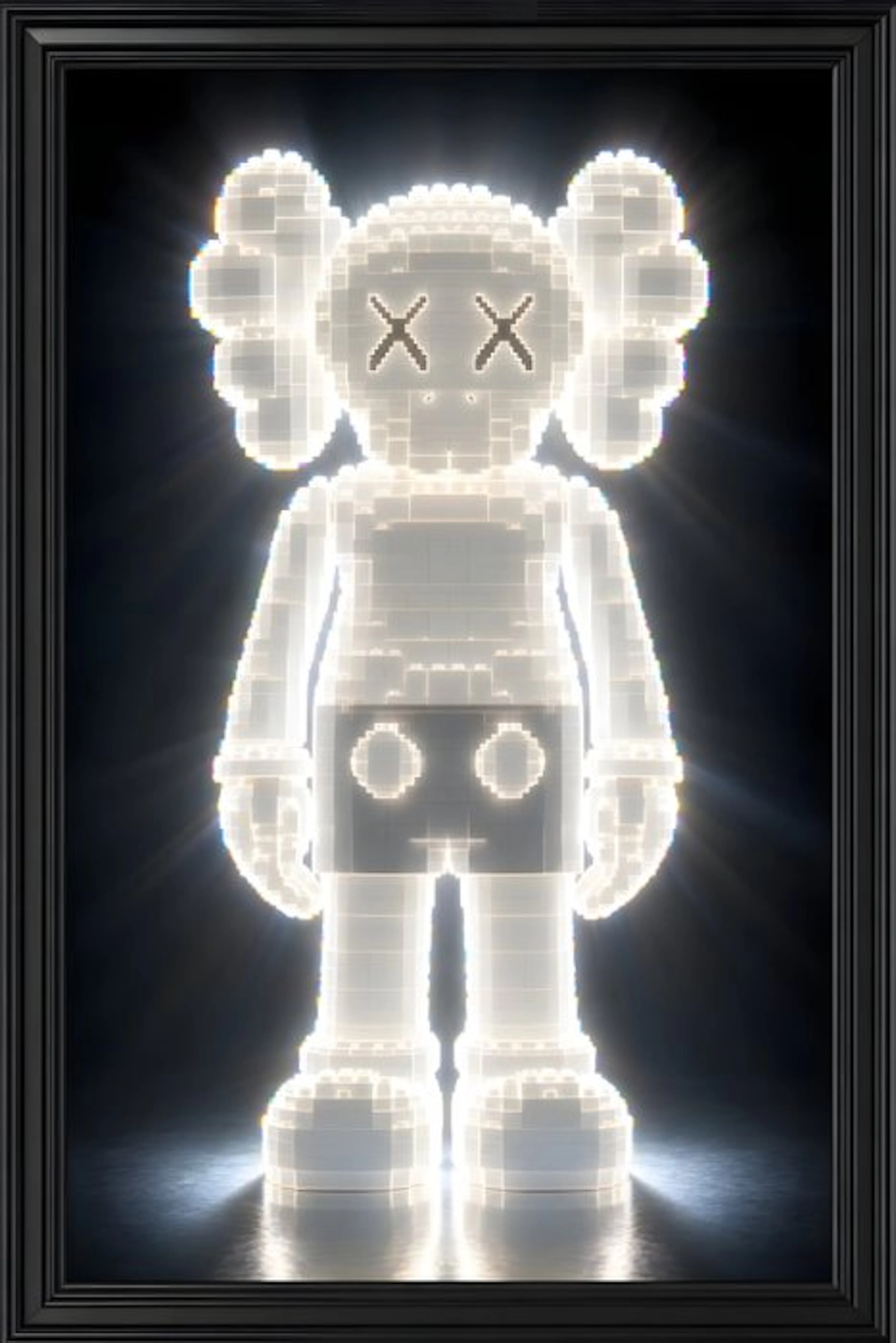 daveY - KAWS LEGO –"Radiant Core (Pure Light)"