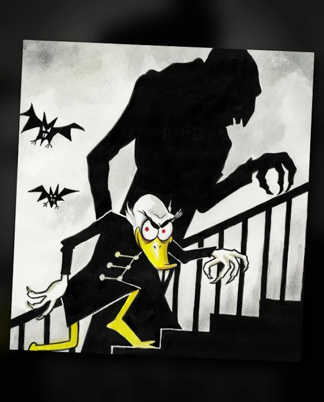 Tony Fernandez - Donald Duck Inspired by “Nosferatu”...