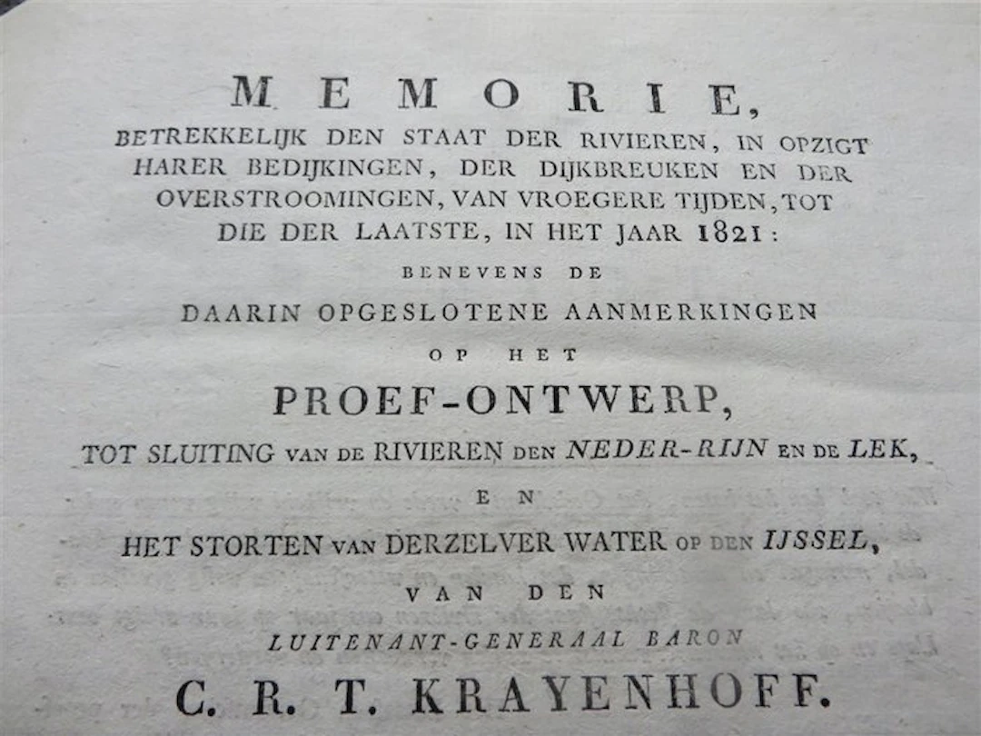 C. R. T. Krayenhoff / J