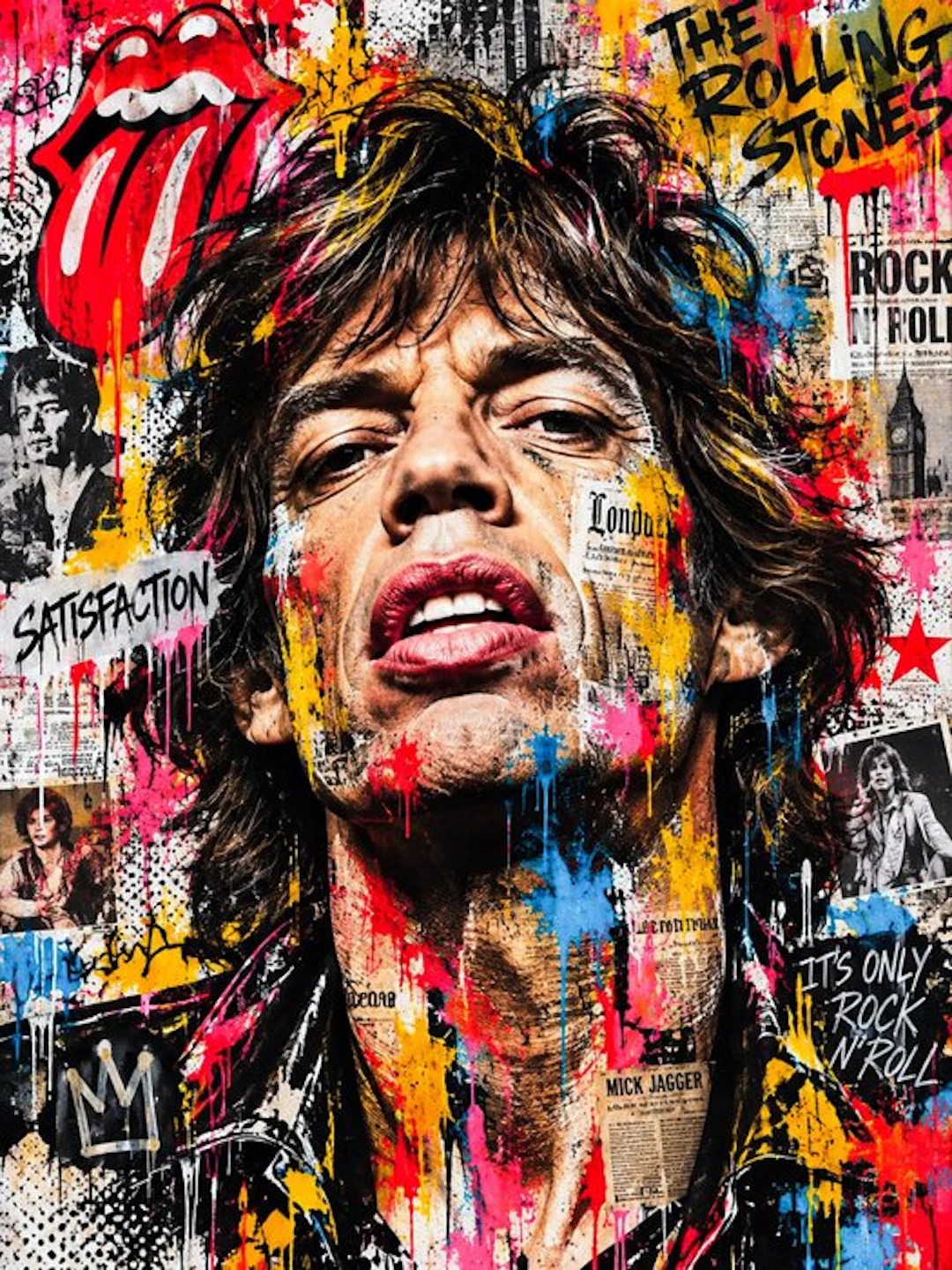 Jacon Art - Rolling Stones - Satisfaction — Rock Never Dies - 1/7