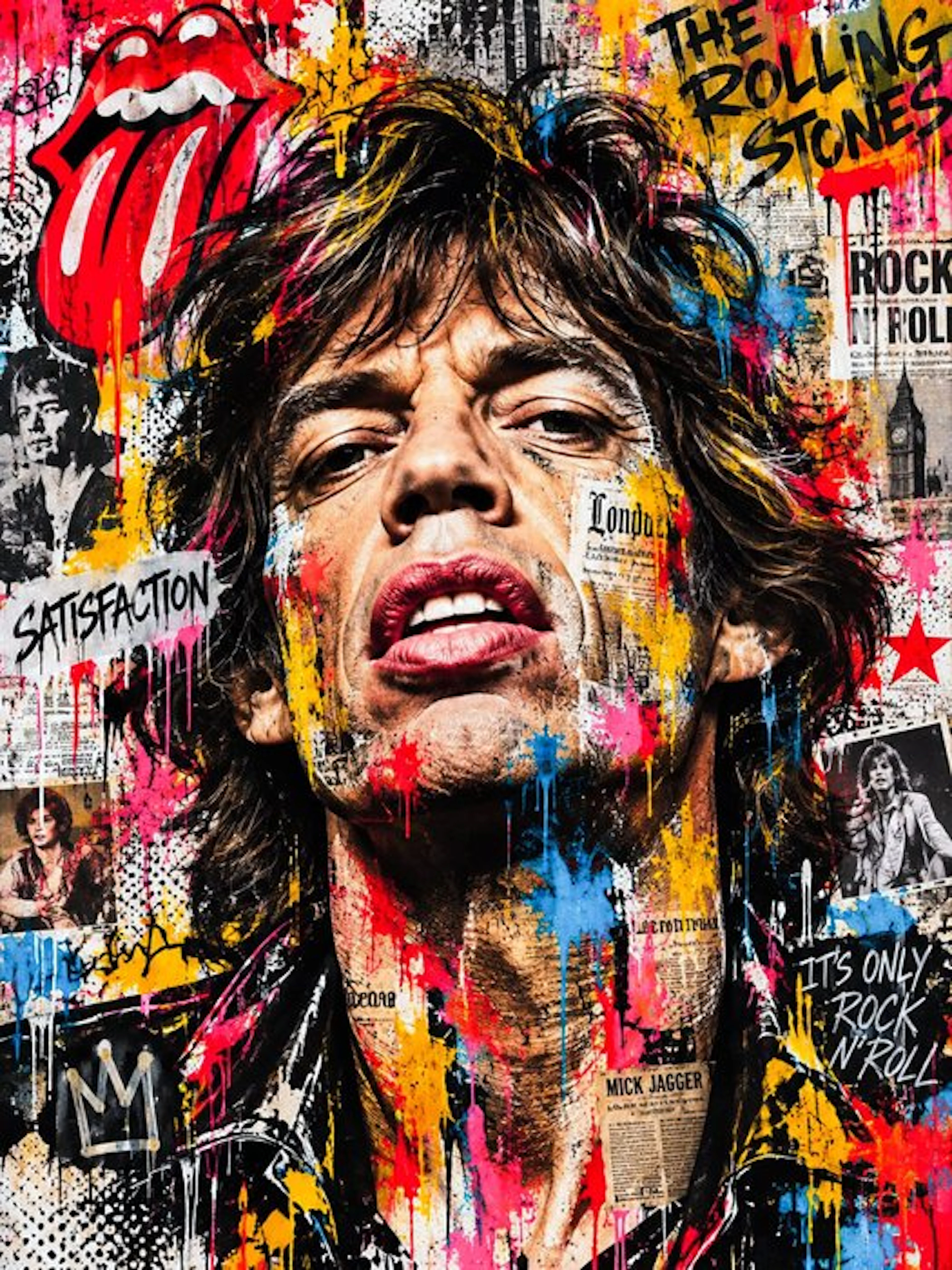 Jacon Art - Rolling Stones - Satisfaction — Rock Never Dies - 1/7