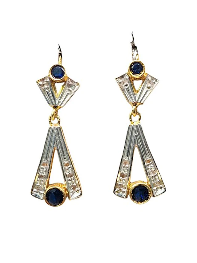 No reserve price - Earrings - 9 kt