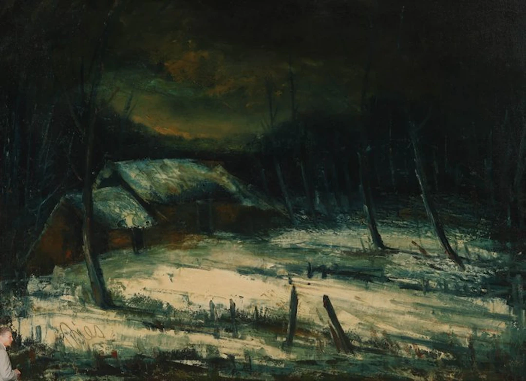 Marinus Bies (1894-1975) - Winterlandschap