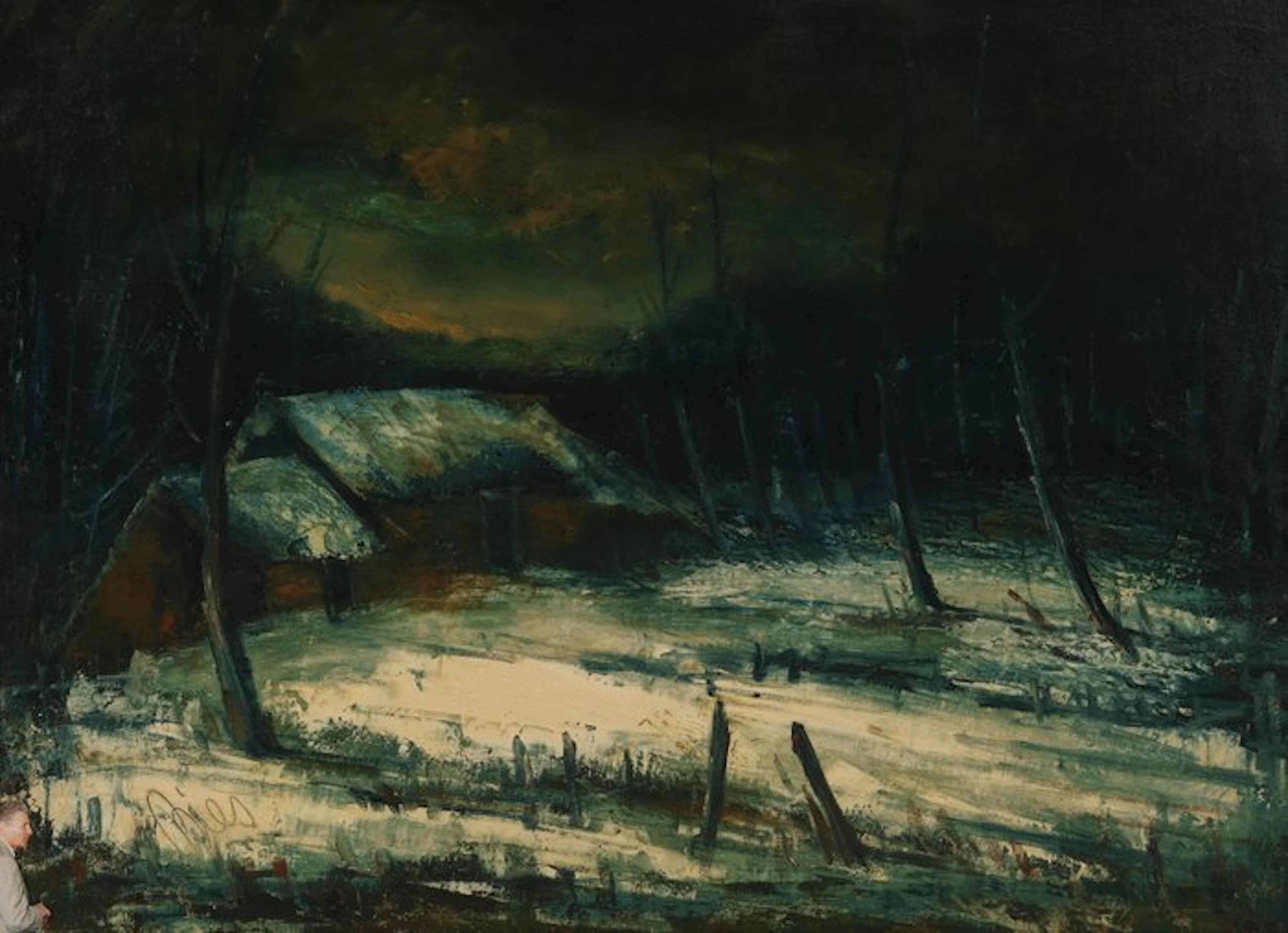 Marinus Bies (1894-1975) - Winterlandschap