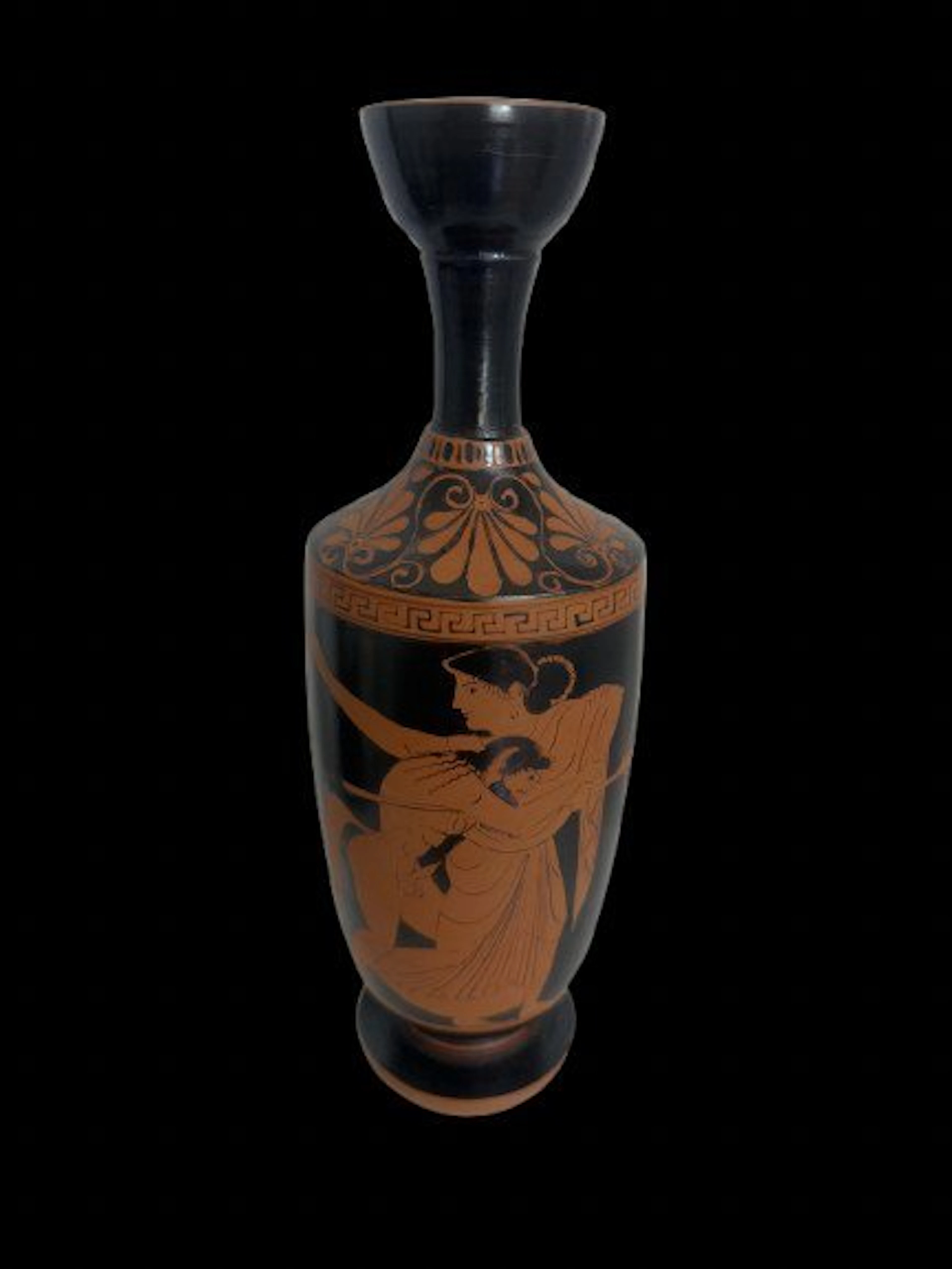 Replica of an Ancient Greek Terracotta Lekythos - 25 cm