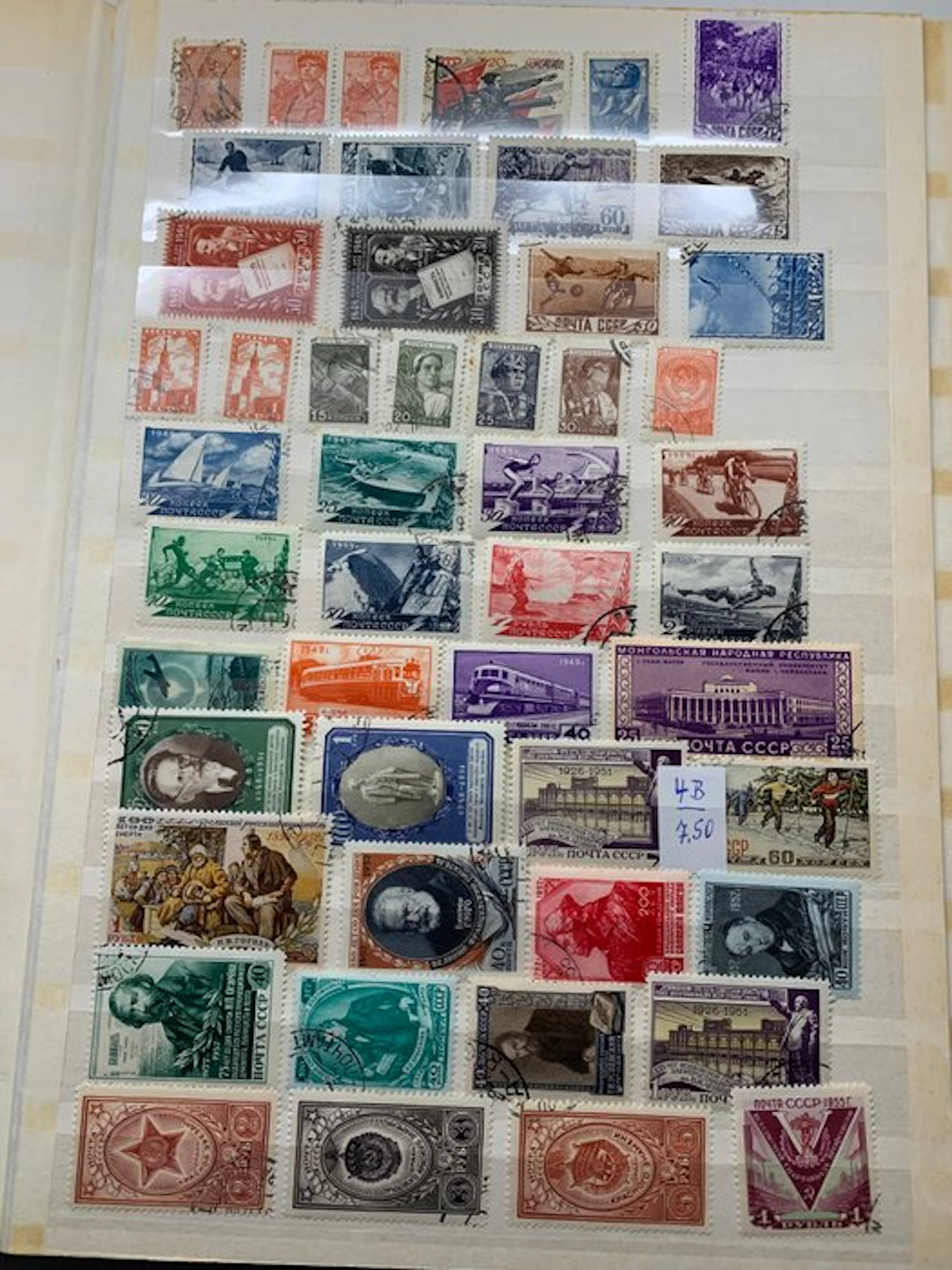 Russia 1949/1990 - Collection in two albums. Stamps and blocks.