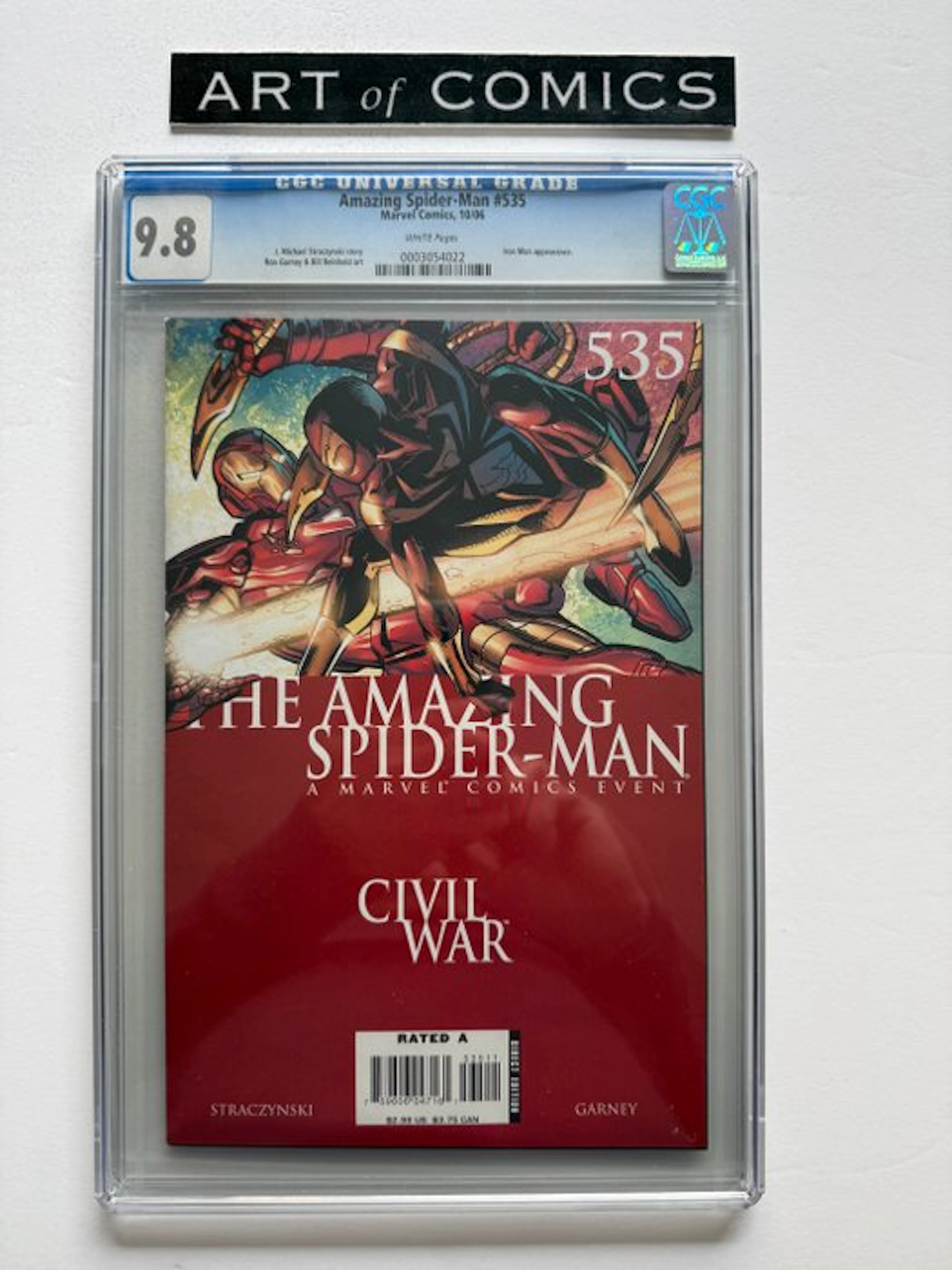 The Amazing Spider-Man #535 - Iron Man appearance - CGC...
