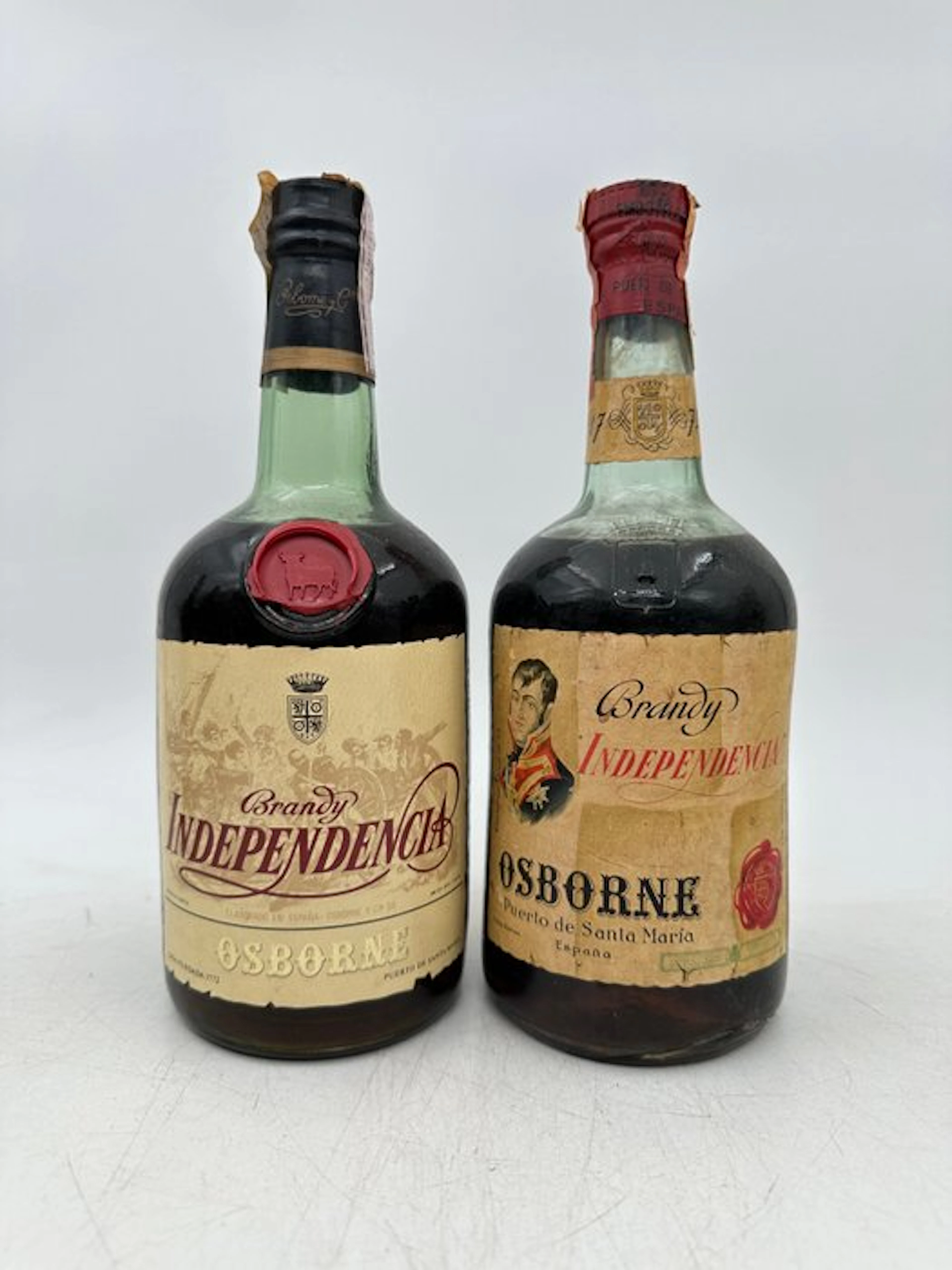 Osborne - brandy Independencia - b. 1970s - 75cl - 2 bottles
