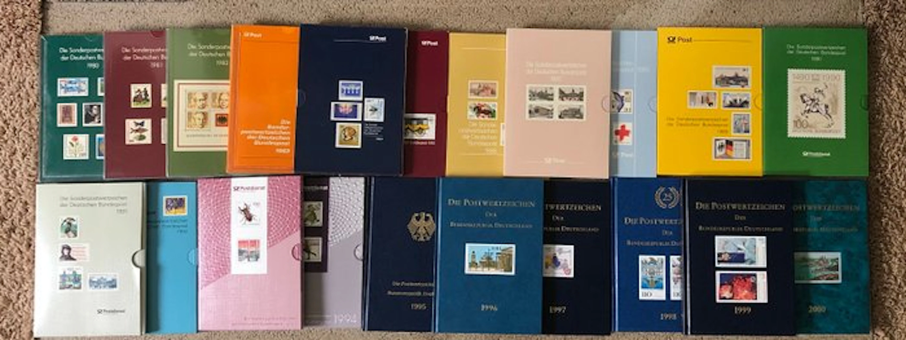 Federal Republic of Germany 1980/2000 - All yearbooks from the specified years