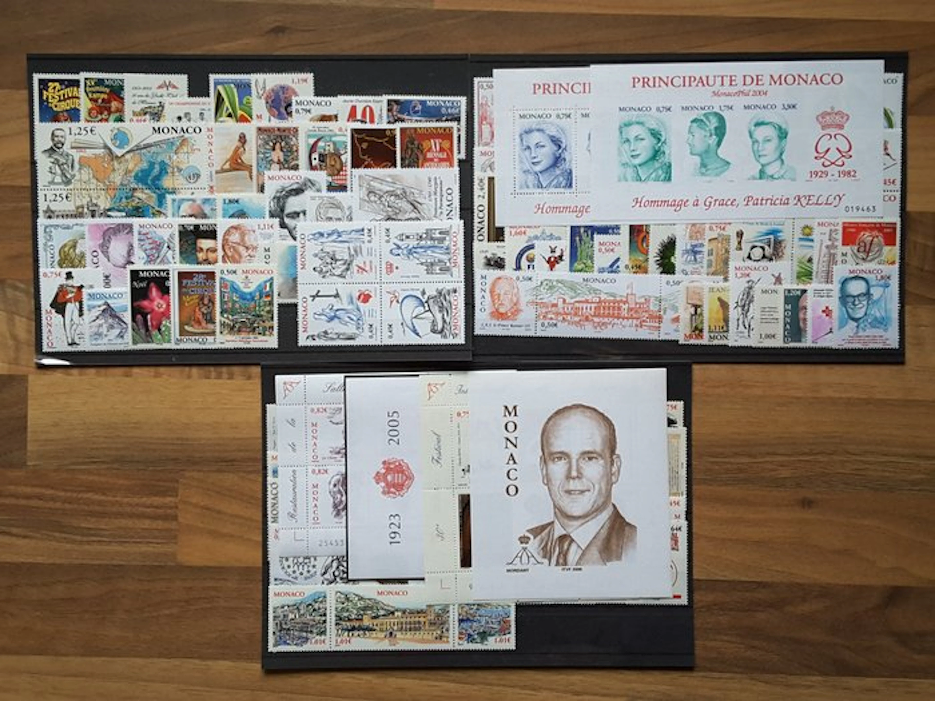 Monaco 2003/2005 - Three full years of regular stamps...