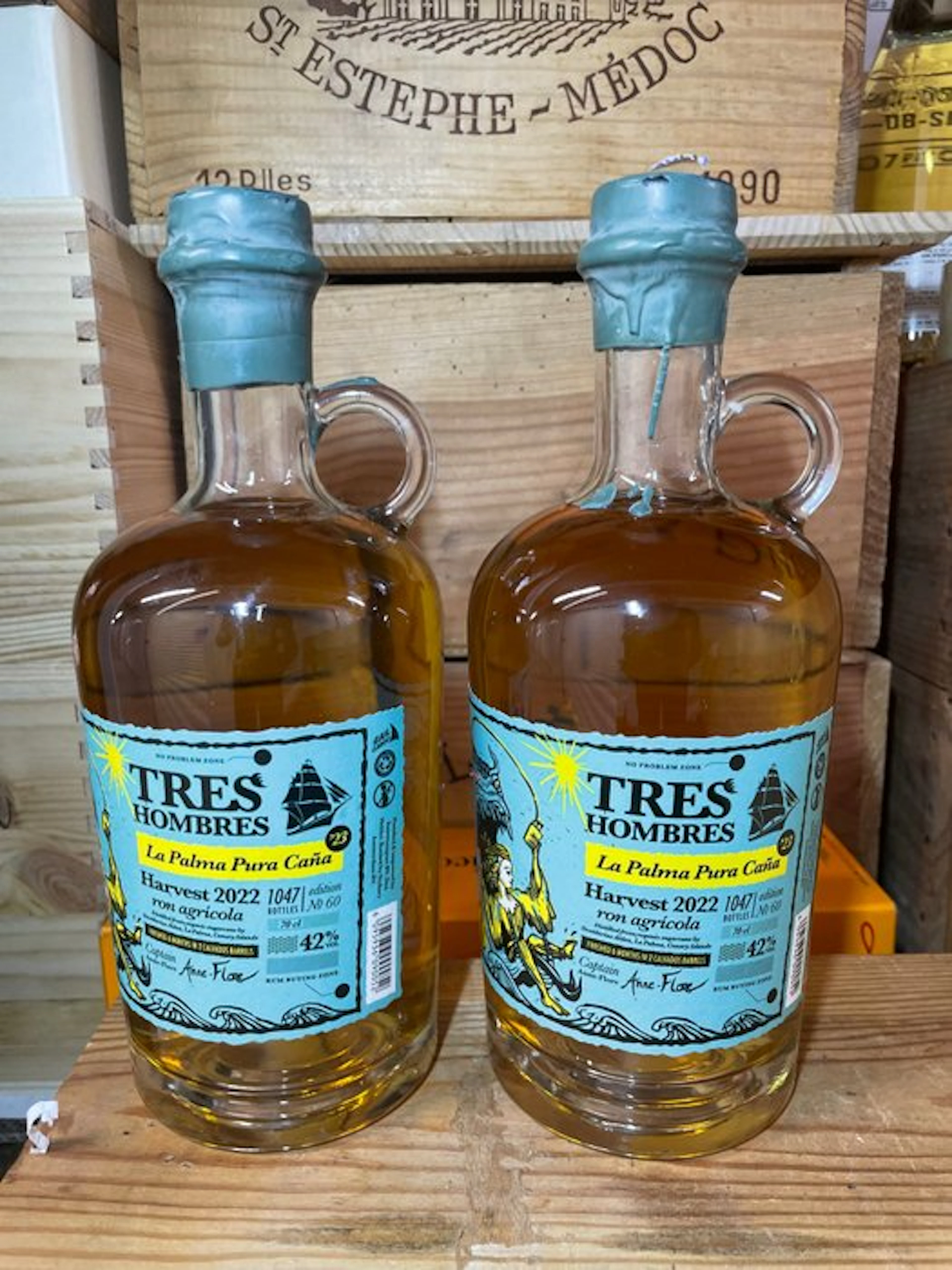 Aldea Tres Hombres - La Palma Pura Caña - b. 2020s - 70cl - 2 bottles