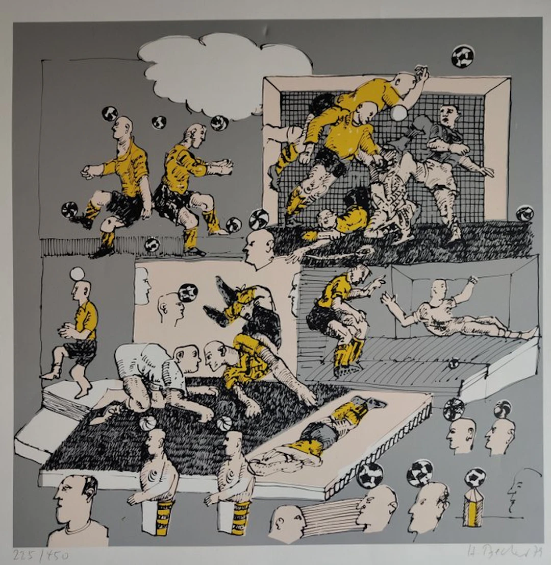 Harald Becker (1940–2015) - Fußballtraining (Dortmund)