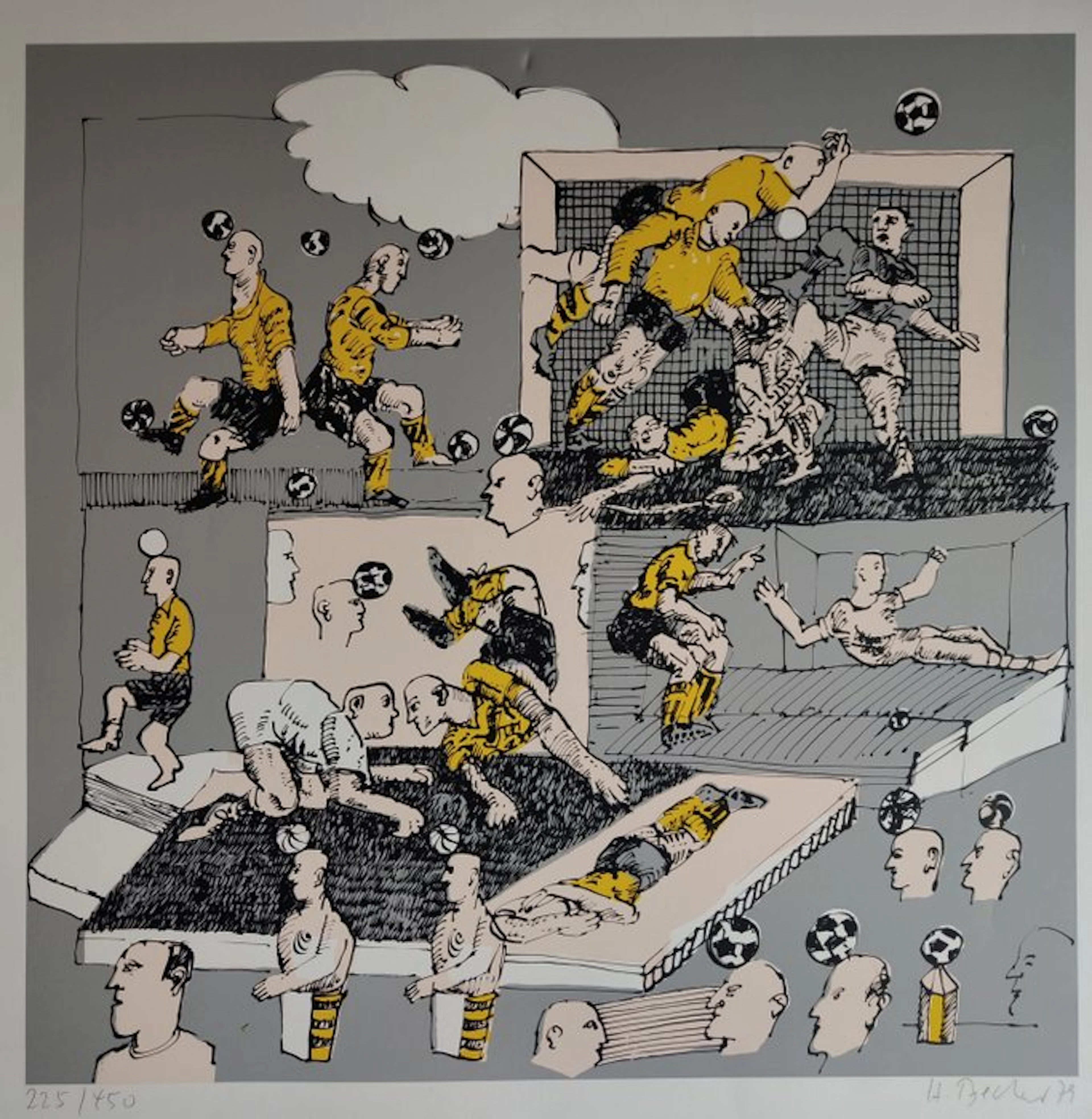 Harald Becker (1940–2015) - Fußballtraining (Dortmund)