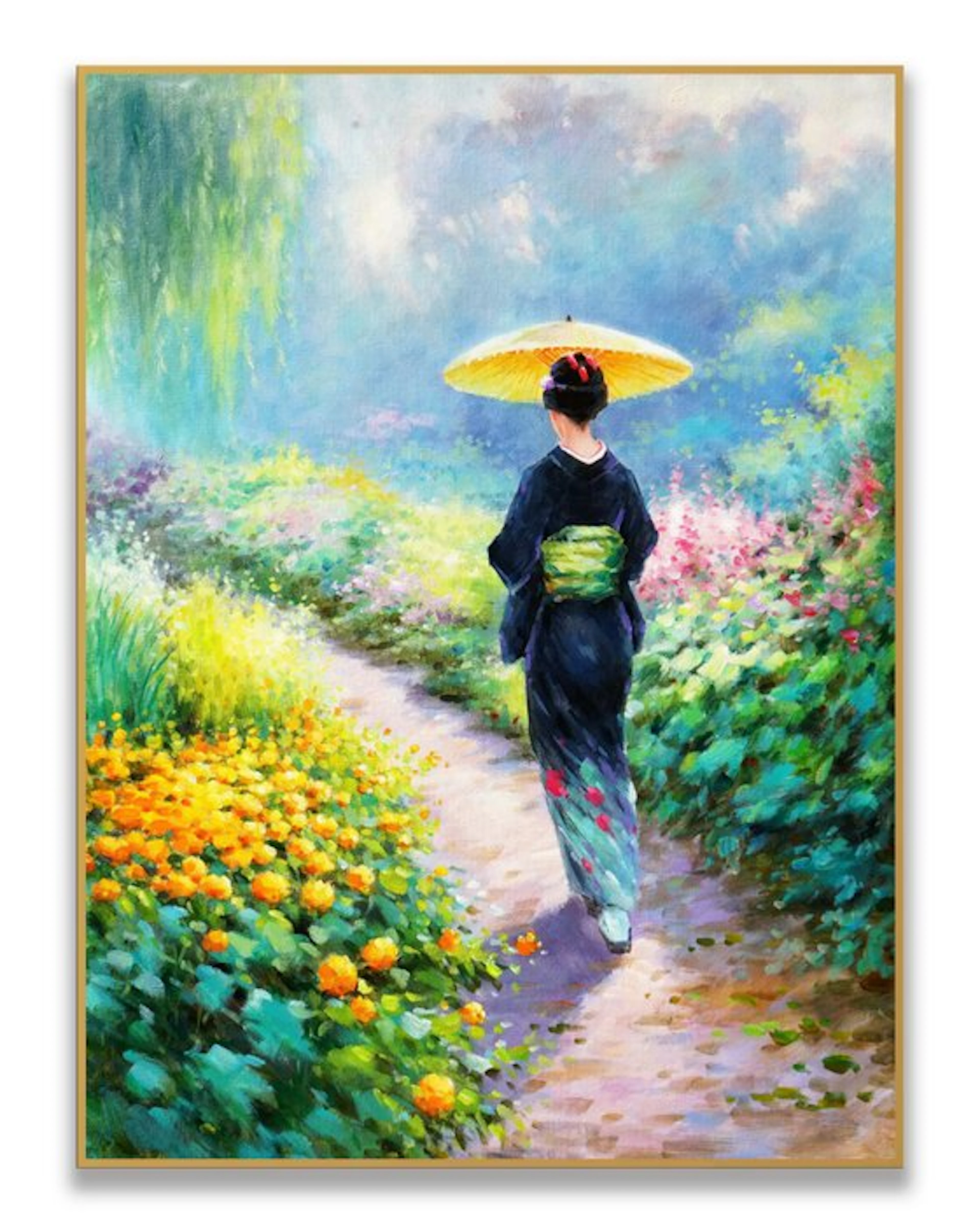 Stefano - Garden Path in Bloom