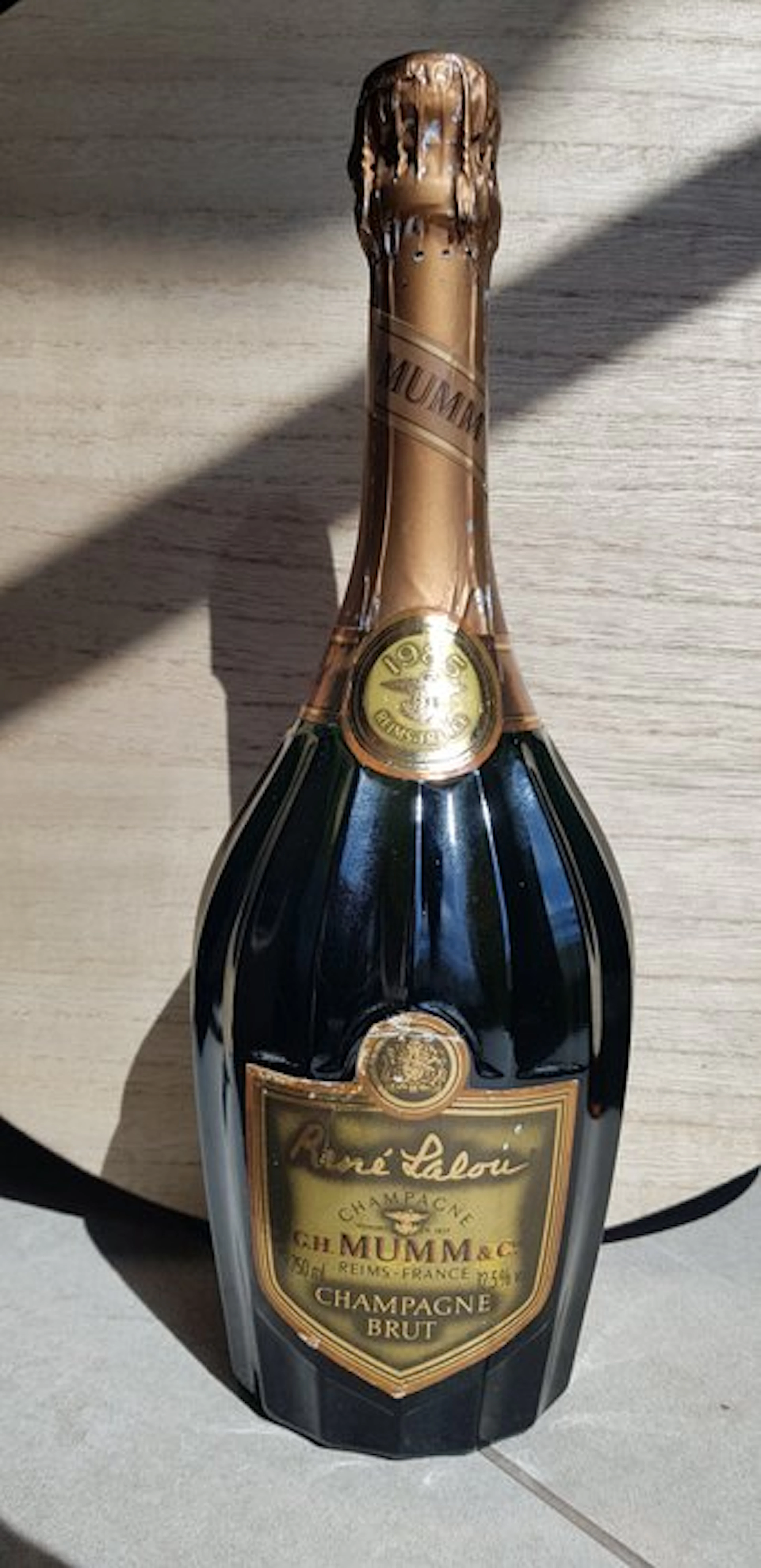 1985 G. H. Mumm, René Lalou - Champagne Brut - 1 Bottle (0.75L)