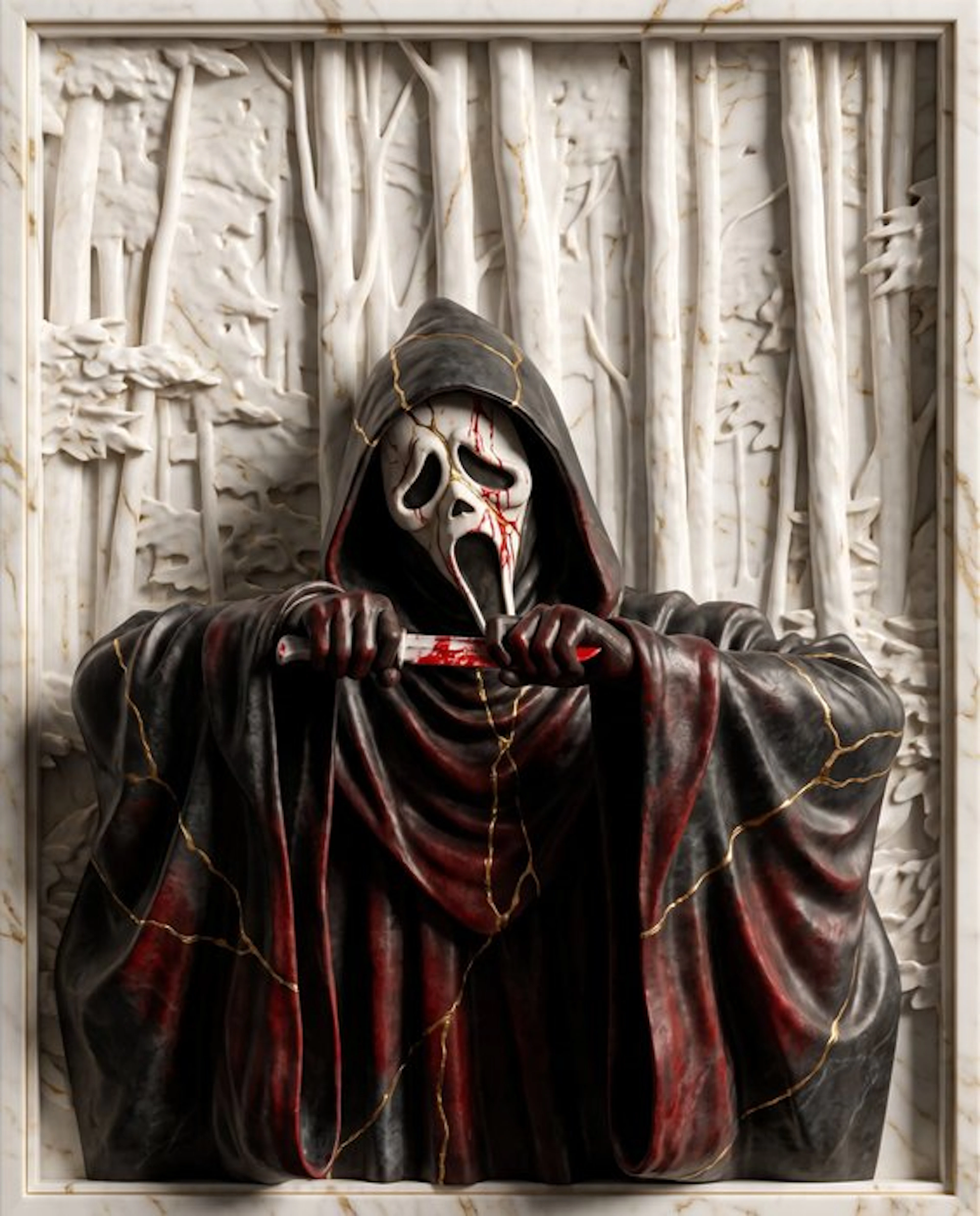 Makayhos - [Canvas] Ghostface Killer – Silent Scream