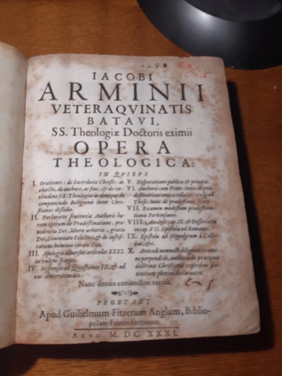 Iacobi Arminii - Iacobi Arminii Veteraquinitis Batavi